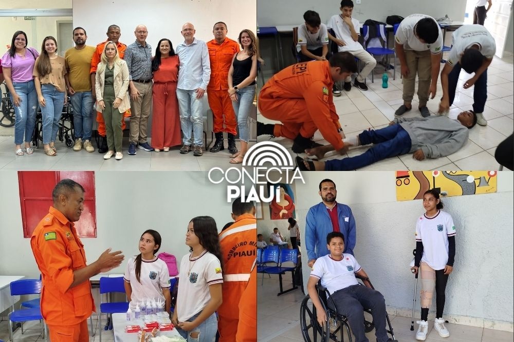 São Raimundo Nonato: projeto alemão de segurança no trânsito é realizado em escola