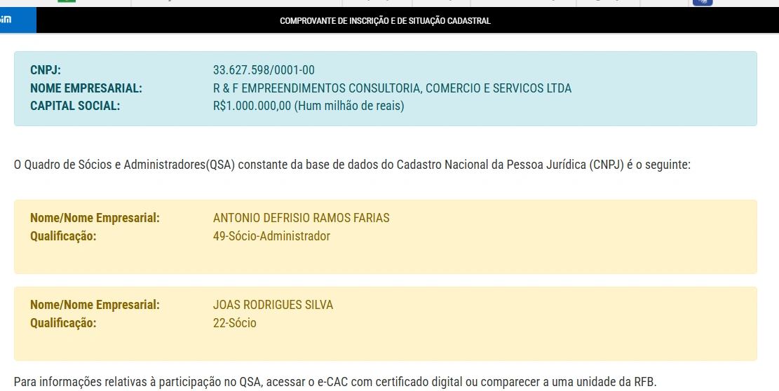 Secretário de Ilha Grande tem empresa de R$ 1 milhão e assina contratos de quase R$ 4 milhões