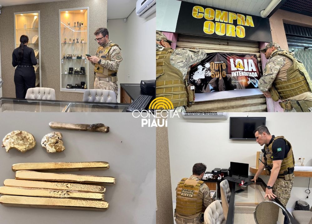 SSP deflagra operação contra venda clandestina de ouro de Teresina