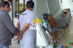 Suspeito de invadir residência e fazer reféns em Teresina é preso em padaria (Foto: Reprodução)