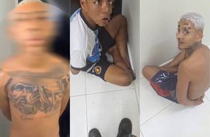 Três suspeitos de assalto violento a bar são capturados na zona Sul de Teresina (Foto: Divulgação/PMPI)