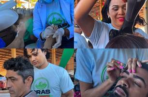 Ação do Programa Bem Estar oferece atendimentos à população de Amarante (Foto: Reprodução/Redes Sociais)