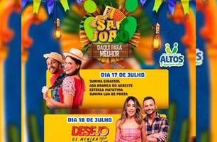 Altos celebra o São João com o Arraiá "Daqui para Melhor" (Foto: Reprodução/Redes sociais) Altos celebra o São João com o Arraiá "Daqui para Melhor" (Foto: Reprodução/Redes sociais)