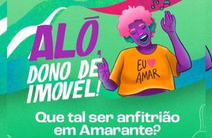 Amarante lança campanha de hospedagem (Foto: Reprodução-redes sociais) Amarante lança campanha de hospedagem (Foto: Reprodução-redes sociais)