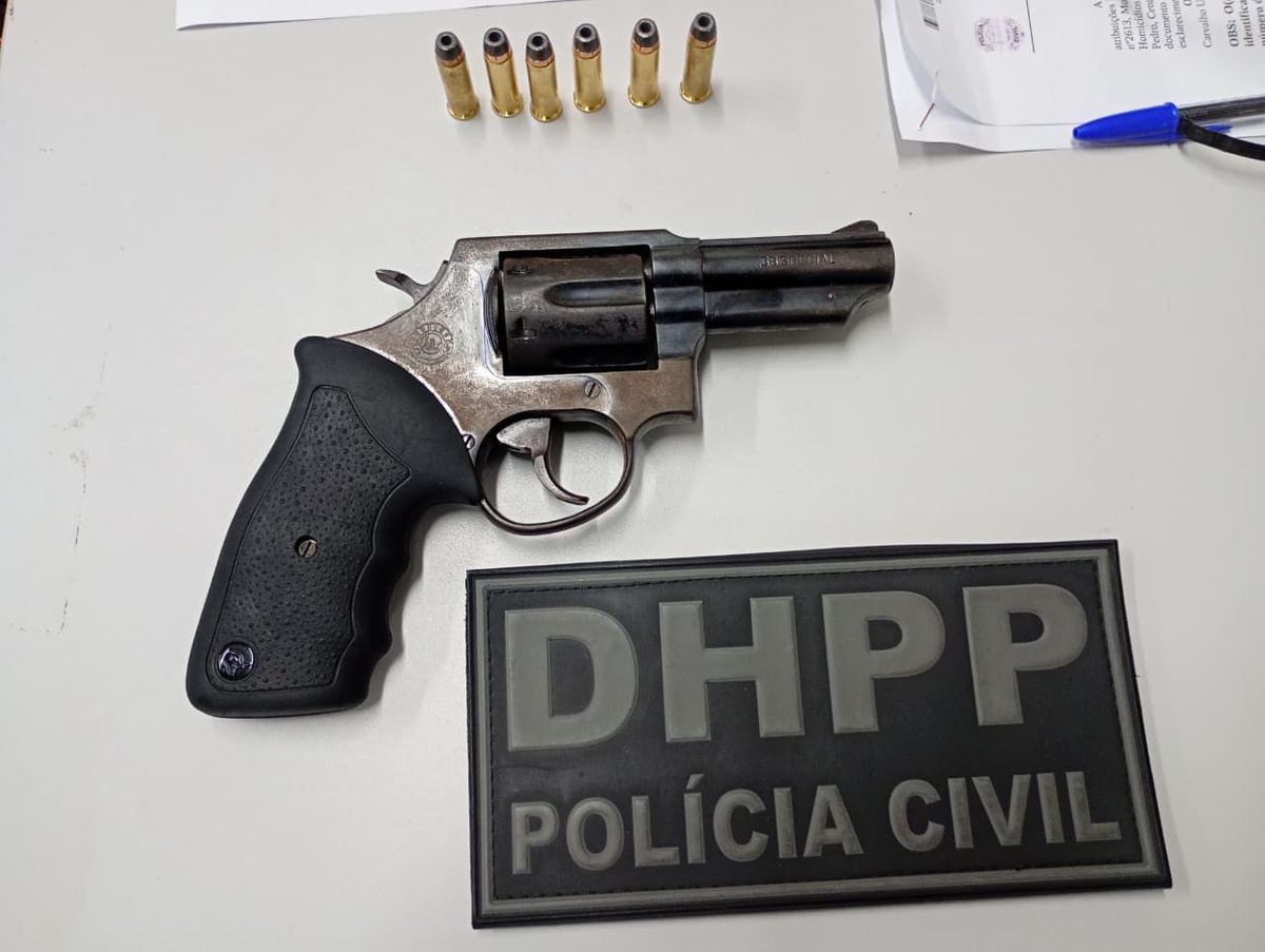 Arma utilizada no crime