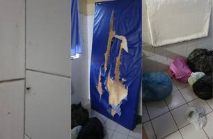 Baratas na UPA do Satélite escancaram o descaso com a saúde pública de Teresina (Foto: Reprodução) Baratas na UPA do Satélite escancaram o descaso com a saúde pública de Teresina (Foto: Reprodução)