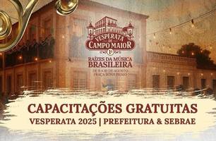 Campo Maior realiza capacitações gratuitas em gastronomia para a Vesperata 2025 (Foto: Reprodução/Redes sociais) Campo Maior realiza capacitações gratuitas em gastronomia para a Vesperata 2025 (Foto: Reprodução/Redes sociais)