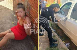 Casal é detido após roubo de veículo e arrastão na zona Sul de Teresina (Foto: Reprodução)
