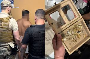 Casal é preso na zona Norte de Teresina em nova fase da Operação Ouro Sujo (Foto: Reprodução/SSP)