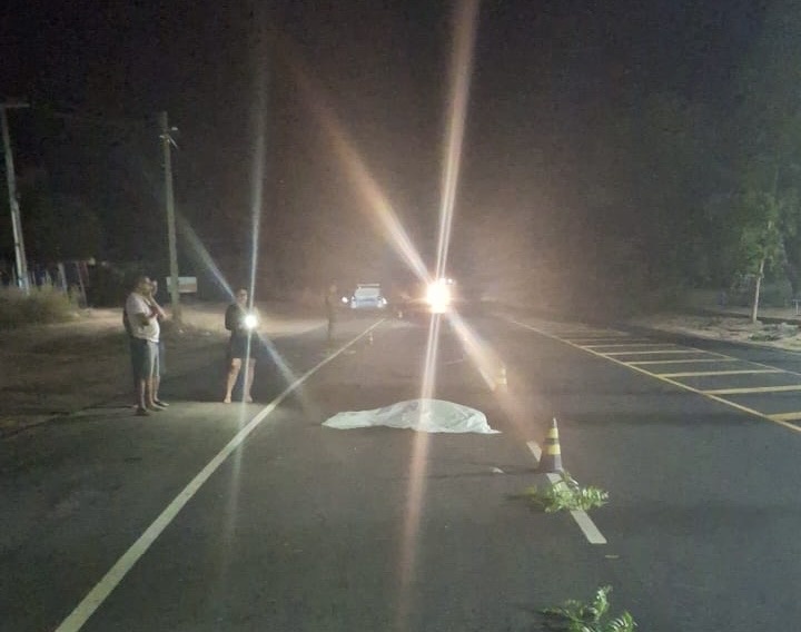 Colisão com cachorro na BR-343 deixa mulher morta e homem ferido no interior do PI