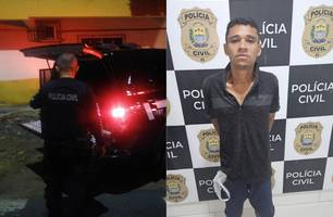 Condenado a 23 anos por latrocínio é preso durante operação no Centro de Teresina (Foto: Divulgação/Polícia Civil)