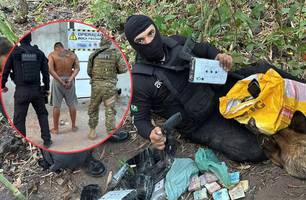 DENARC apreende grande quantidade de drogas e armas durante operação em Teresina (Foto: Reprodução/Denarc)