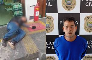 DHPP prende suspeito de matar homem que caiu na porta de conveniência em Teresina (Foto: Divulgação/Polícia Civil/Ascom)