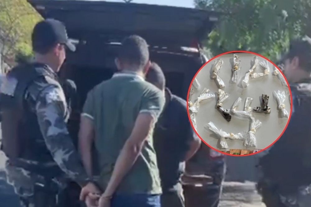 Dupla tenta fugir do RONE em Teresina e é presa após jogar drogas na lama