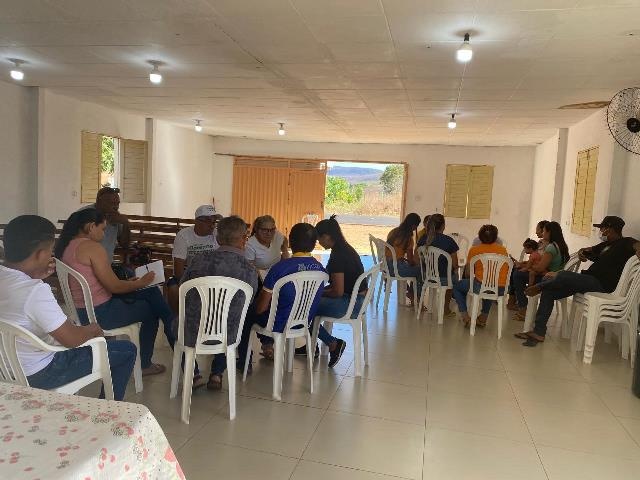 Durante as pré-conferências, foram realizadas reuniões com os usuários das UBSs e os profissionais de saúde.