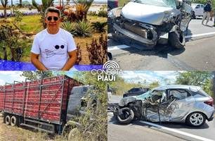 Empresário morre em grave acidente na BR-343, em Campo Maior (Foto: Conecta Piauí) Empresário morre em grave acidente na BR-343, em Campo Maior (Foto: Conecta Piauí)