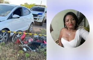 Enfermeira morre e companheiro fica ferido em grave acidente em Campo Maior (Foto: Reprodução)