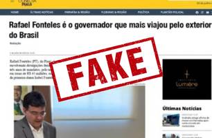 Fake news: Conecta Piauí desmente vídeo com informações falsas sobre o governador Rafael (Foto: Reprodução) Fake news: Conecta Piauí desmente vídeo com informações falsas sobre o governador Rafael (Foto: Reprodução)