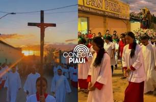 Festejos de Nossa Senhora do Perpétuo Socorro têm início em Demerval Lobão (Foto: Reprodução) Festejos de Nossa Senhora do Perpétuo Socorro têm início em Demerval Lobão (Foto: Reprodução)