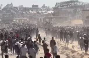 Fome em Gaza já causou mais de 110 mortes em meio a bloqueios e guerra (Foto: Reprodução/CNN) Fome em Gaza já causou mais de 110 mortes em meio a bloqueios e guerra (Foto: Reprodução/CNN)