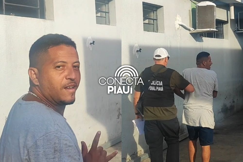 Foragido do sistema prisional de Altos é recapturado no Centro de Teresina
