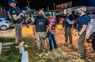 Homem com passagens por tráfico e homicídio é conduzido durante festival no Piauí (Foto: Reprodução)