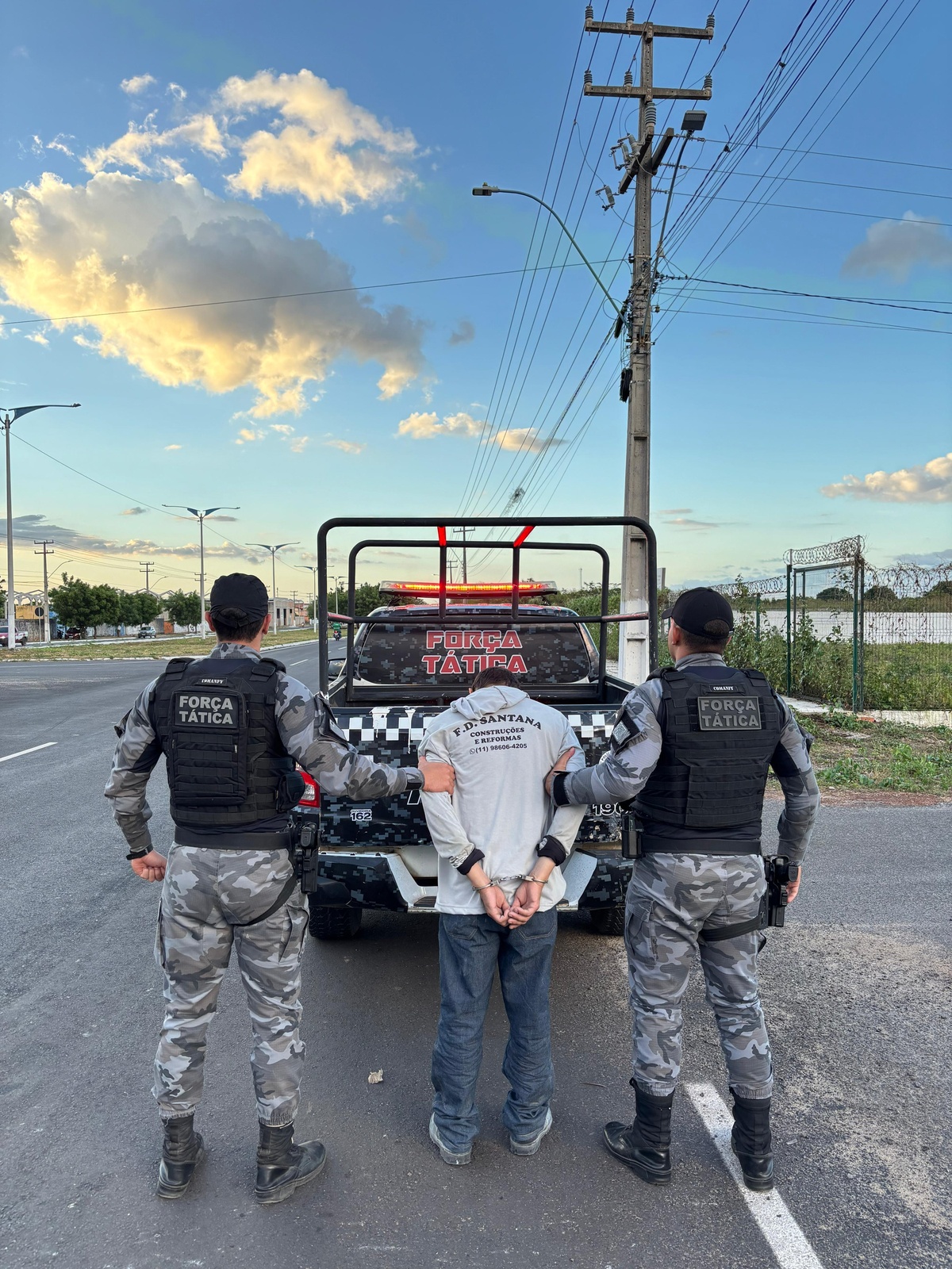 Homem condenado por roubo é preso pela Força Tática em Parnaíba