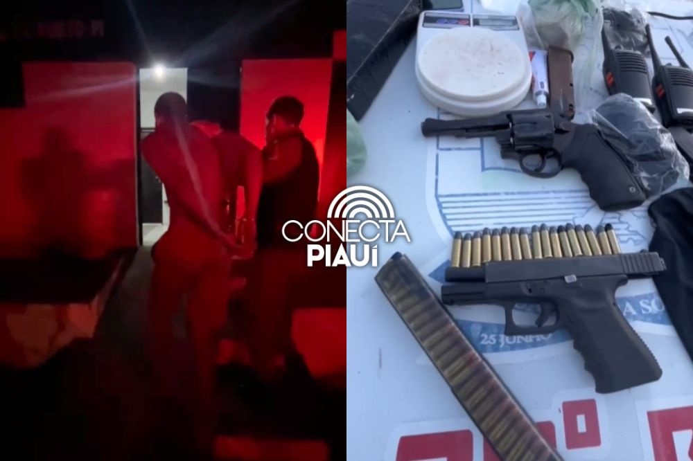 Homem é preso com drogas, armas e munições na zona rural de Campo Largo do Piauí
