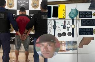 Homem é preso suspeito de matar desafeto em bar na zona Rural de Capitão de Campos (Foto: Divulgação/Polícia Civil)