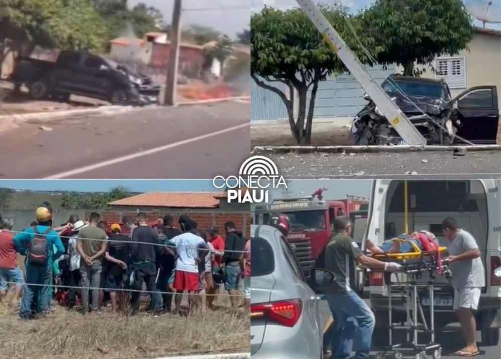 Homem morre e ex-prefeito fica gravemente ferido após acidente em Sussuapara