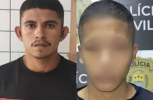 Homem morte e suspeito preso (Foto: Reprodução)