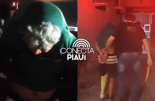 Homem que espancou ex-companheira é preso novamente em Teresina (Foto: Repórter 12/Conecta Piauí) Homem que espancou ex-companheira é preso novamente em Teresina (Foto: Repórter 12/Conecta Piauí)