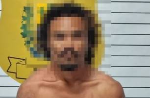 Homem tenta atirar em policial com arma tomada durante abordagem em Parnaíba (Foto: Reprodução)