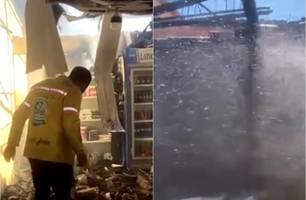 Incêndio destrói panificadora em Bom Jesus e causa pode ter sido curto-circuito (Foto: Reprodução Portal B1) Incêndio destrói panificadora em Bom Jesus e causa pode ter sido curto-circuito (Foto: Reprodução Portal B1)