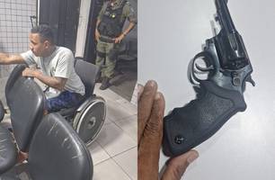 Jovem é baleado próximo ao 8º BPM no Dirceu e dá entrada no HUT (Foto: Reprodução)