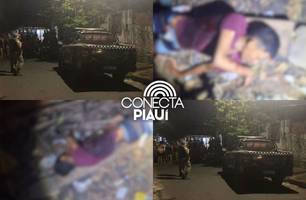 Jovem é morto e adolescente fica ferido após tiroteio no bairro Novo Horizonte, em Teresina (Foto: Reprodução)