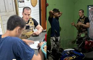 Jovem tem CNH suspensa e menor é apreendida na Operação Rolezinho em Teresina (Foto: Reprodução/SSP)