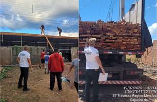 Madeira apreendida vira bem público e será usada em obras no litoral do Piauí (Foto: Reprodução) Madeira apreendida vira bem público e será usada em obras no litoral do Piauí (Foto: Reprodução)