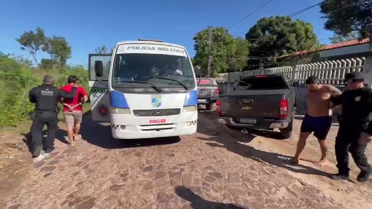 Membros do PCC estão entre 14 presos em megaoperação do Denarc no Norte do Piauí