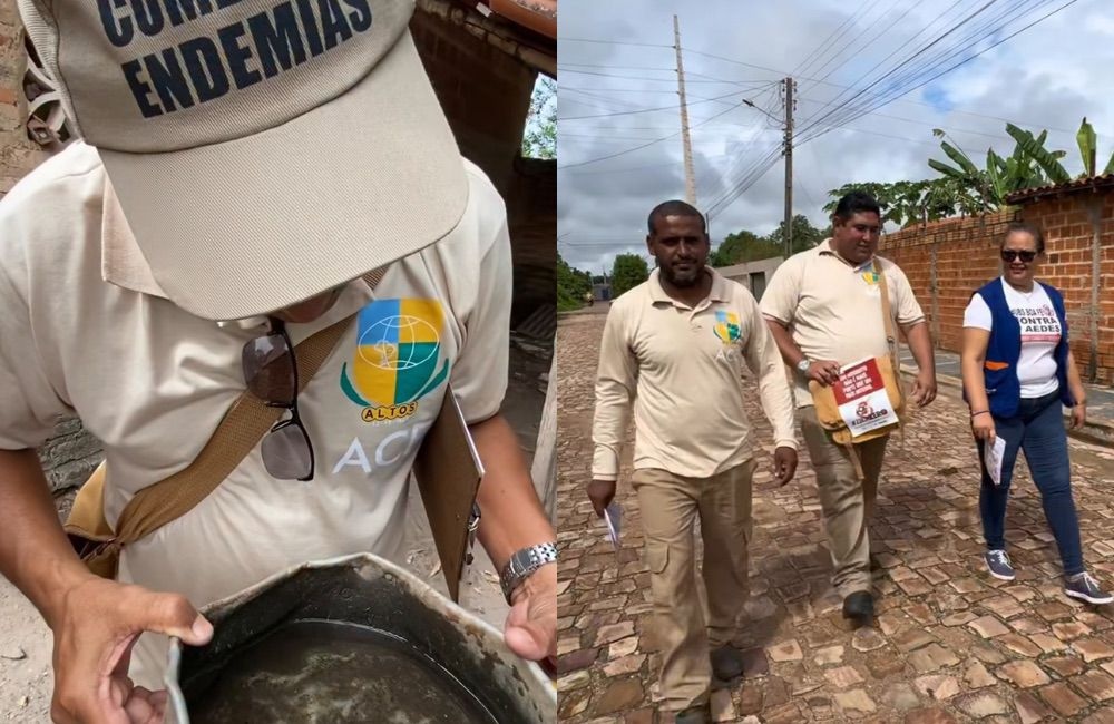 Mobilização contra a dengue ganha força com apoio dos moradores em Altos