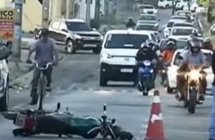 Motociclista morre ao colidir em árvore na zona Sul de Teresina (Foto: Reprodução)