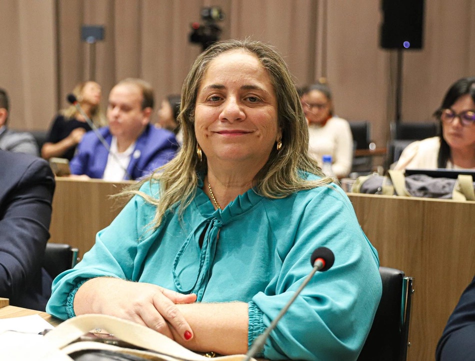 Nova presidente da FMS, Leopoldina Cipriano.