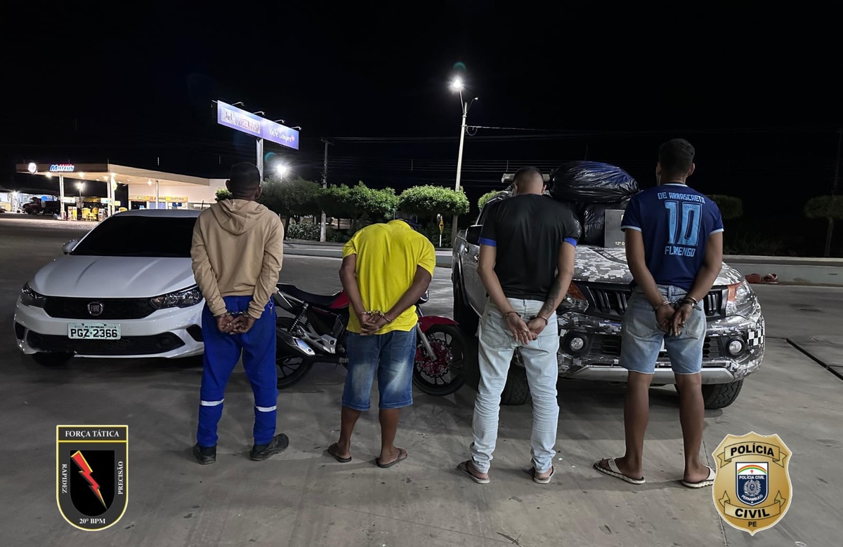 Operação integrada apreende 83 kg de maconha e prende quatro pessoas no Piauí