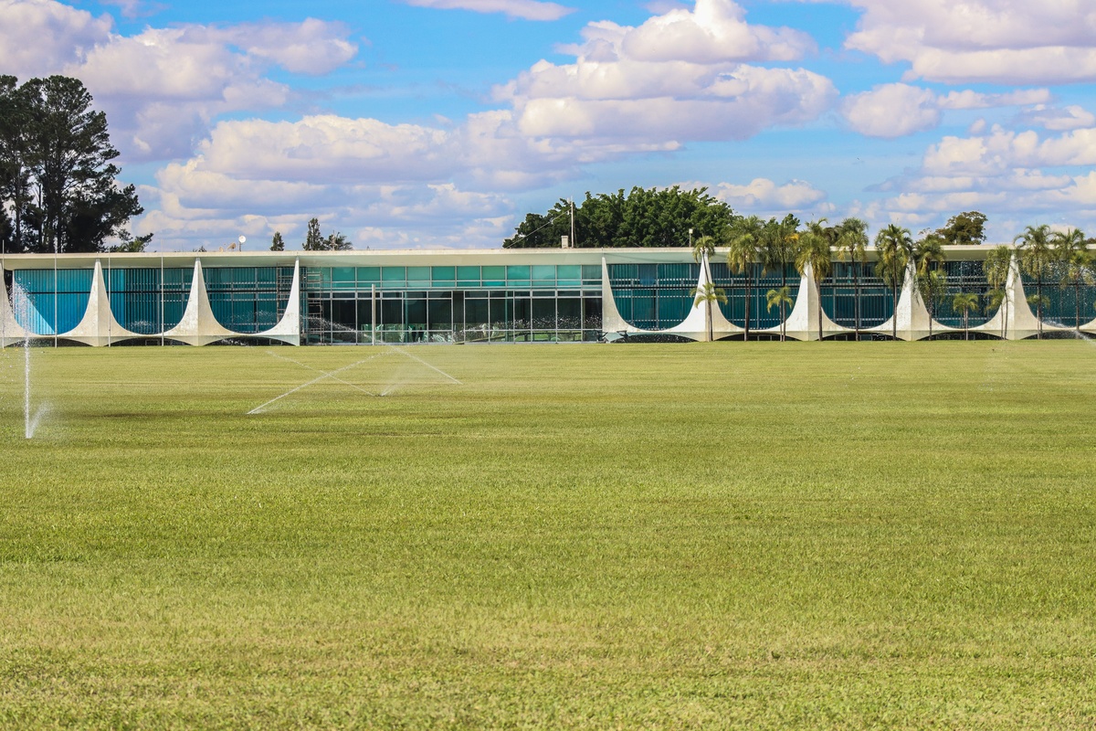Palácio da Alvorada em Brasília.