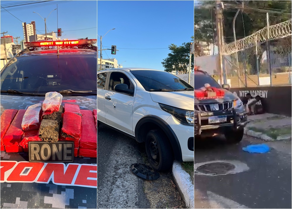 PM apreende tabletes de maconha e prende dois homens após perseguição em Teresina