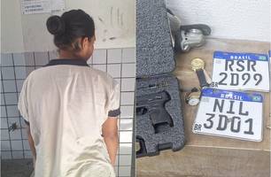 Polícia apreende material de desmanche e prende mulher em Teresina (Foto: Reprodução) Polícia apreende material de desmanche e prende mulher em Teresina (Foto: Reprodução)
