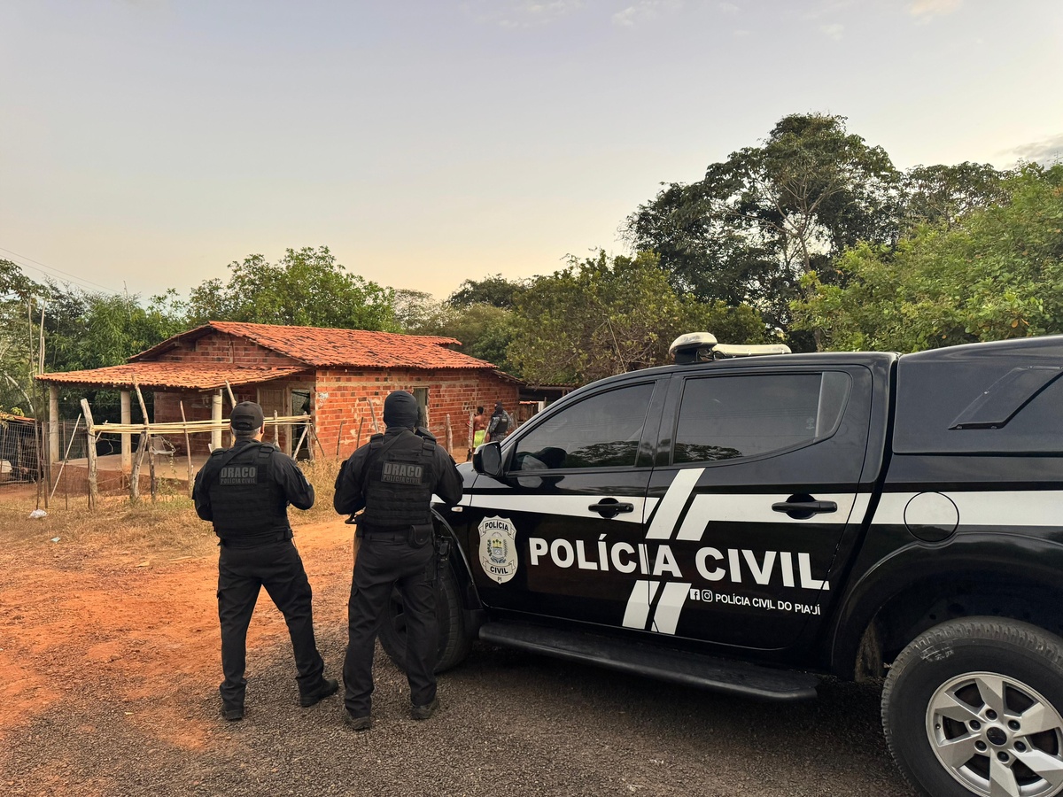 Polícia deflagra megaoperação contra facções criminosas em três cidades do Piauí