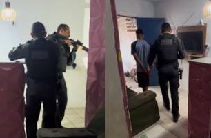 Polícia prende dupla suspeita de roubar servidora do TJ-PI em Teresina (Foto: Reprodução)