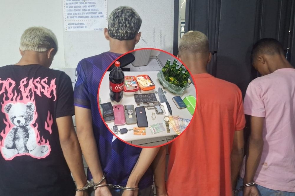 Polícia prende grupo que roubou motorista de aplicativo em Teresina