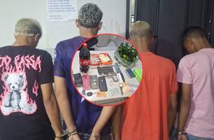 Polícia prende grupo que roubou motorista de aplicativo em Teresina (Foto: Reprodução)
